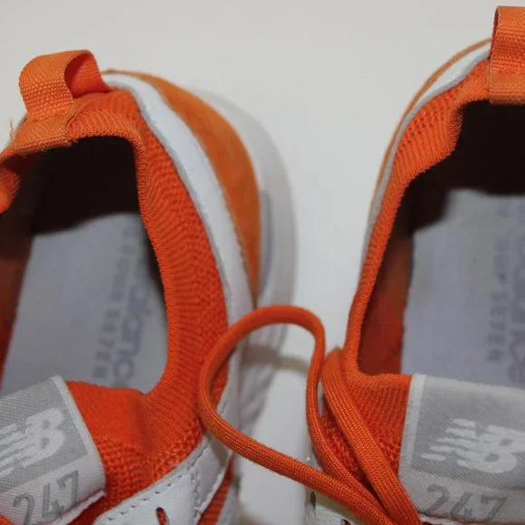 New Balance Rev Lite 247 Orange White Mesh Sneakers Shoes SAMPLE Men Size 10.5 ? - Picture 4 of 12